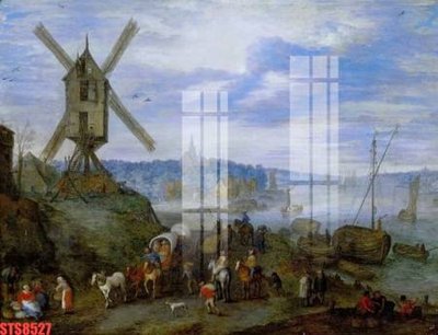 File PSD Tranh sơn dầu phương tây tổng hợp STS8527 (nguyên gốc) chất lượng cao