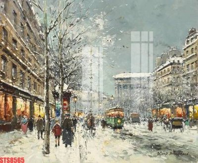 File gốc in ấn Tranh sơn dầu phương tây tổng hợp STS8565 độ phân giải cao