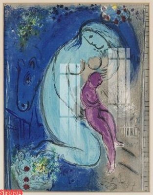 File in mica Tranh sơn dầu phương tây tổng hợp STS8574 (bản gốc) siêu trong