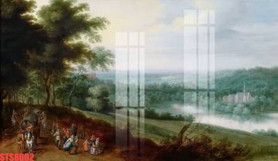 Hình ảnh file gốc Tranh sơn dầu phương tây tổng hợp STS8602 cho in UV