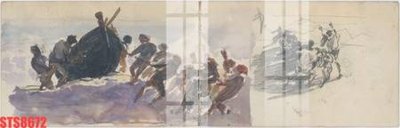 Download file gốc Tranh sơn dầu phương tây tổng hợp STS8672 (in mica) 3D