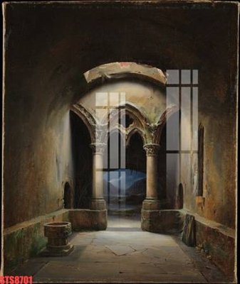 Download file Tranh sơn dầu phương tây tổng hợp STS8701 (gốc) in mica đèn LED