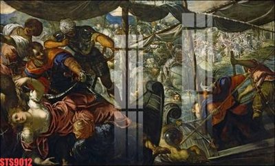 File gốc Tranh sơn dầu phương tây tổng hợp STS9012 (in ấn) màu sắc trung thực