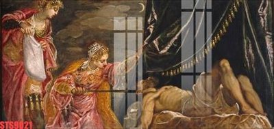 File in lụa Tranh sơn dầu phương tây tổng hợp STS9021 (phong cảnh) Tranh sơn dầu phương tây tổng hợp STS9021