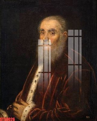 File in trần Tranh sơn dầu phương tây tổng hợp STS9026 (bản gốc) mây trời