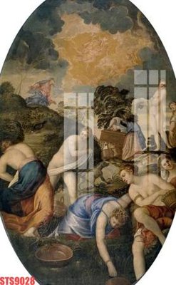 Tệp tin gốc Tranh sơn dầu phương tây tổng hợp STS9028 (dùng cho in ấn) chuyên nghiệp