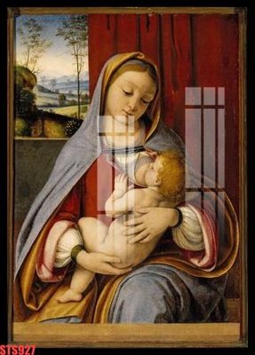 File in trần Tranh sơn dầu phương tây tổng hợp STS927 (bản gốc) bầu trời