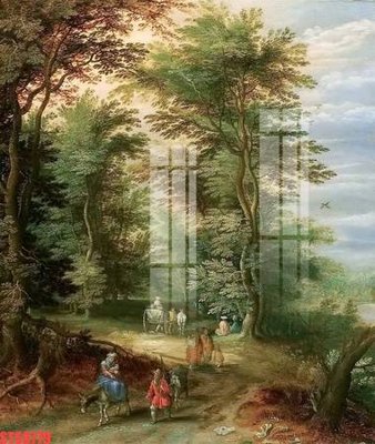 File in trần Tranh sơn dầu phương tây tổng hợp STS9779 (bản gốc 3D) sống động