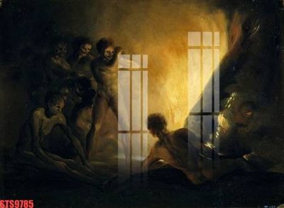 File in mica Tranh sơn dầu phương tây tổng hợp STS9785 (bản gốc) làm vách ngăn