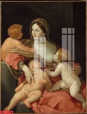 Download file Tranh sơn dầu phương tây tổng hợp STS9821 (gốc) in mica đèn LED