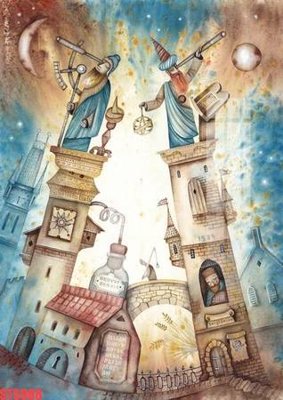 Chi tiết file gốc Tranh sơn dầu phương tây tổng hợp STS988 (cho in tráng gương)