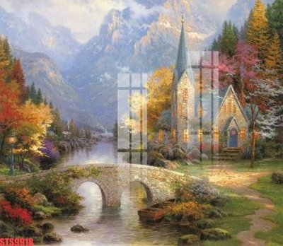 File gốc Tranh sơn dầu phương tây tổng hợp STS9918 (PSD/TIFF) độ phân giải cao