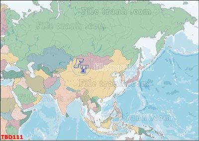 Tải file Tranh bản đồ thế giới TBD111 (gốc) in ấn chất lượng