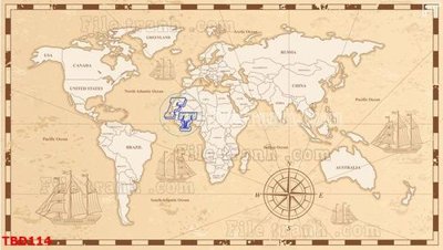 File gốc Tranh bản đồ thế giới TBD114 (cho in ấn) từ kho Filetranh