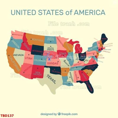 File gốc Tranh bản đồ thế giới TBD137 (phiên bản chuẩn) để in ấn