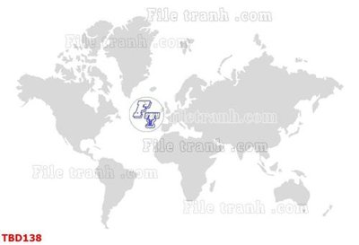 File in trần Tranh bản đồ thế giới TBD138 (bản gốc) đại dương