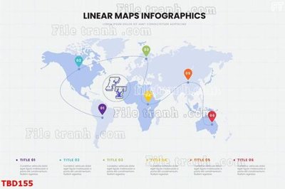 File PSD Tranh bản đồ thế giới TBD155 (bản gốc) độ phân giải cao