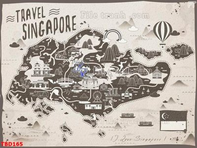 Mua file gốc Tranh bản đồ thế giới TBD165 (chất lượng) tại Filetranh.com