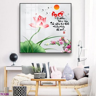 File gốc File tranh thư pháp tặng thầy cô 20 tháng 11 TC106 (in tráng gương) ốp tường