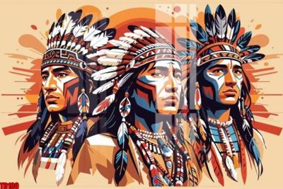 File gốc File gốc in tranh thổ dân TD100 (bản quyền) cho in ấn