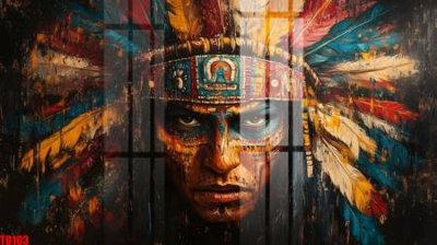 Tải file gốc File gốc in tranh thổ dân TD103 (bản PSD) đầy đủ layer