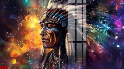 File in ấn File gốc in tranh thổ dân TD123 (bản gốc) từ file gốc