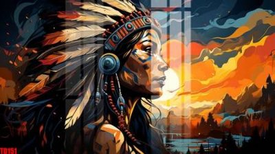 File gốc File gốc in tranh thổ dân TD151 (in mica) cắt laser