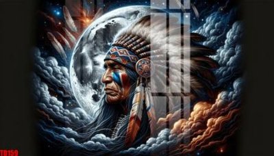 File PSD File gốc in tranh thổ dân TD159 (gốc) tách lớp chi tiết