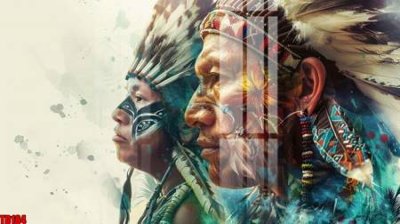 File gốc File gốc in tranh thổ dân TD184 (in lụa) hoa văn cổ điển