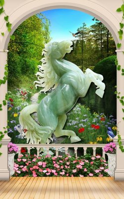 Tải file File tranh đứng lối vào TD2002 (ảnh gốc) in gạch men