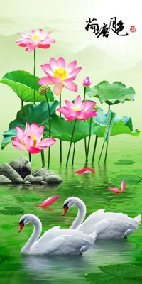 Tải file gốc File tranh đứng lối vào TD2138 (in bạt) quảng cáo