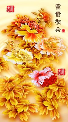 File tranh ảnh gốc File tranh đứng lối vào TD2197 dùng cho in khổ lớn