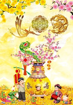 File in trần File tranh đứng lối vào TD2232 (file gốc) xuyên sáng