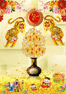 File gốc File tranh đứng lối vào TD2255 (PNG) chất lượng cao