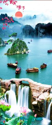 Tải file File tranh đứng lối vào TD2263 (gốc) in ấn chất lượng