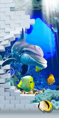 File gốc File tranh đứng lối vào TD2281 (PNG) trong suốt (transparent)