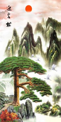 Tải file File tranh đứng lối vào TD2315 (gốc) để in ấn ngay