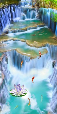 Tải file File tranh đứng lối vào TD2352 (gốc) làm file in ấn