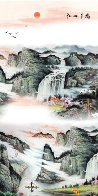 File gốc File tranh đứng lối vào TD2387 (dành cho quảng cáo)