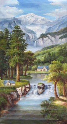 File gốc File tranh đứng lối vào TD2398 (trang trí) phòng trẻ em