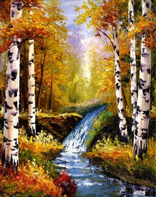 File gốc File tranh đứng lối vào TD2462 (in lụa) cao cấp