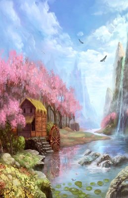 File tranh File tranh đứng lối vào TD2472 (gốc) chủ đề trừu tượng