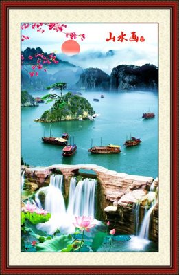 File ảnh File tranh đứng lối vào TD2570 (gốc) in Hiflex