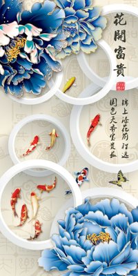 File gốc File tranh đứng lối vào TD2654 (phiên bản chuẩn) để in ấn