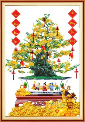 File gốc File tranh đứng lối vào TD2695 (PNG) nền trong suốt