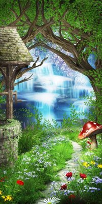 File gốc File tranh đứng lối vào TD2709 (phong cách) châu Âu