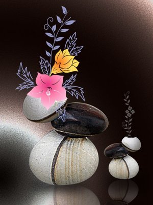 File tranh in tráng gương File tranh đứng lối vào TD2753 (siêu nét)