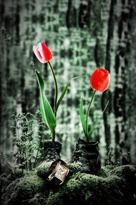 File gốc File tranh đứng lối vào TD2775 (in mica) làm quà tặng