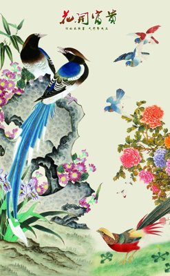 Tải file File tranh đứng lối vào TD2845 (ảnh gốc) in gạch men