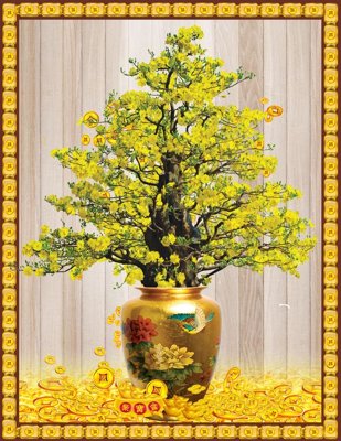 File in lụa File tranh đứng lối vào TD2849 (chất lượng cao) File tranh đứng lối vào TD2849